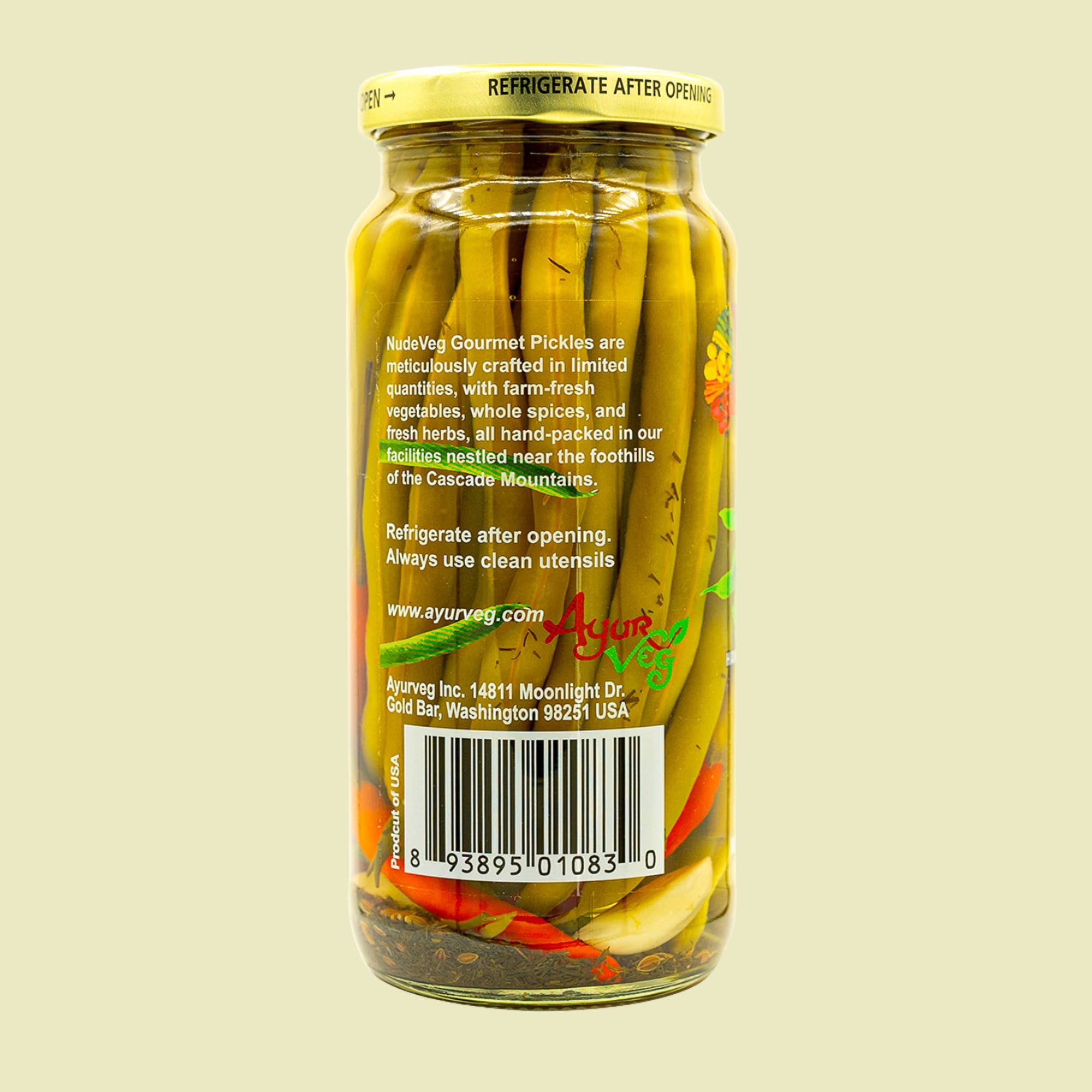 Ayurveg | NudeVeg Pickles - Wholesale Pickled Vegetables - Pickled Green Beans | Spicy Dill | Artisanal Pickles4