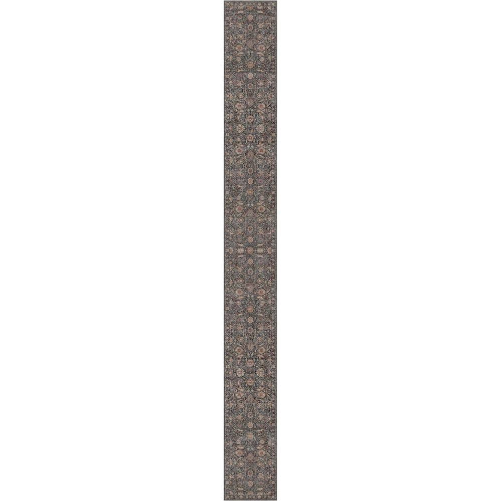 Well Woven - Wholesale Area Rug - Liana Vintage Oriental Charcoal Grey Flat-Weave Rug10