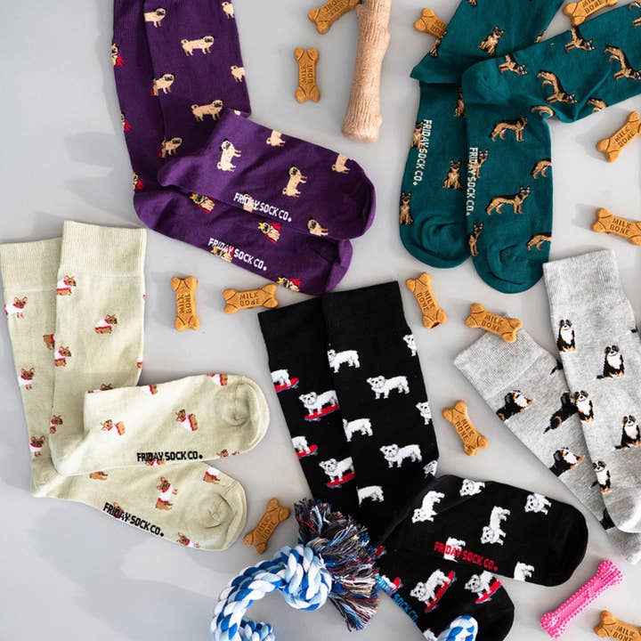 Friday Sock Co. - Wholesale Socks – Women's - Women's French Bulldog Socks4