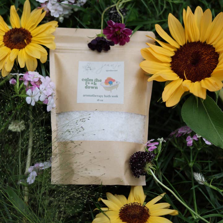 Calm the F**k Down Aromatherapy Bath Soak and other Purchase Wholesale calm down bottle. Free Returns & Net 60 Terms on Faire trending on Faire.