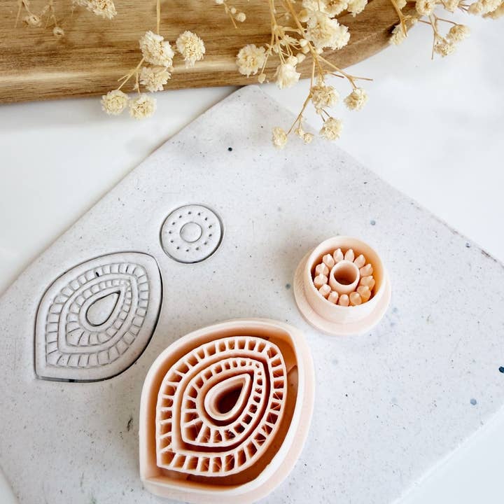 Iria Clay Cutter Set voor wholesale door S.I. Originals