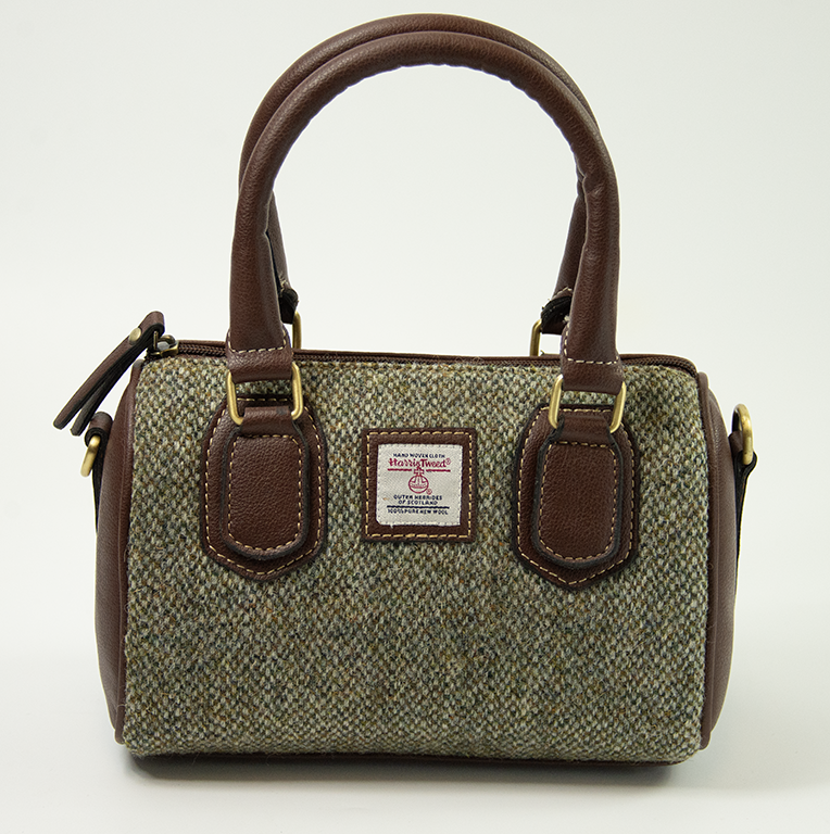 MANAV – wholesale Top handle bag – women's – Harris Tweed Ladies Hand Bag 13/Brown0