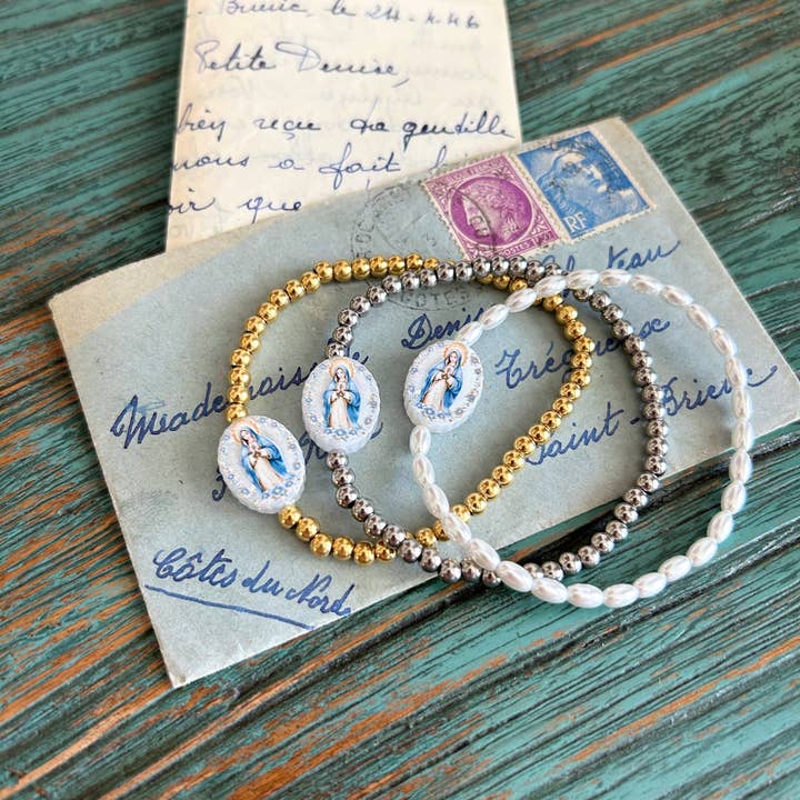 Holy Water Bracelet - Wholesale Beaded Bracelet - HOLY WATER MIRACULOUS BRACELET 1