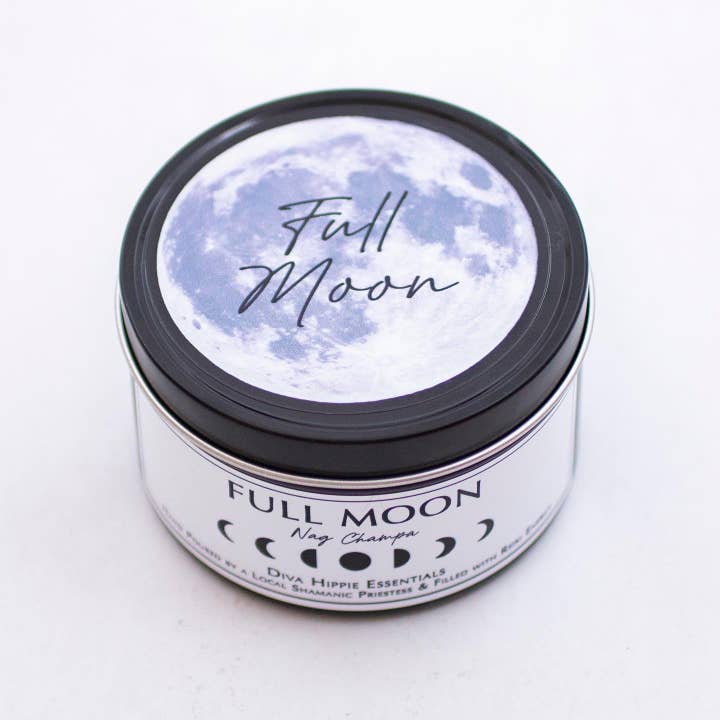 Full Moon Candle - Nag Champa for wholesale by Diva Hippie Essentials