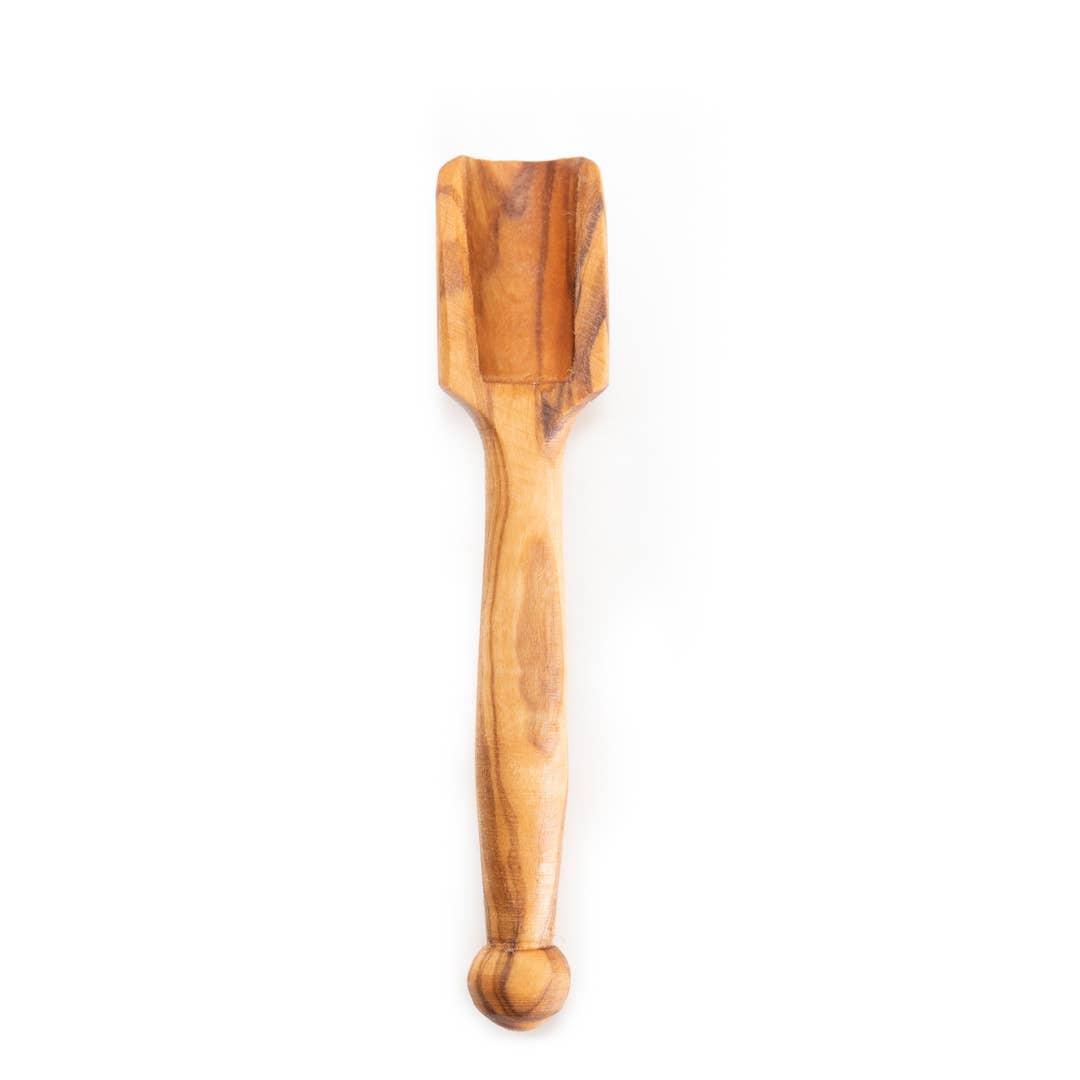 Rainforest Bowls - Wholesale Kitchen Spoon - Modern Olive Wood Salt Spoon5