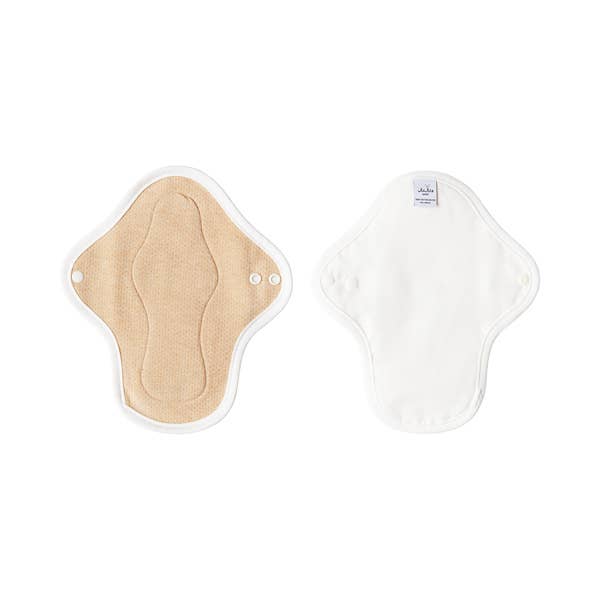 JuJu - Wholesale Period Underwear - Women's - Organic Cotton Reusable Pads - (Natural or Black)