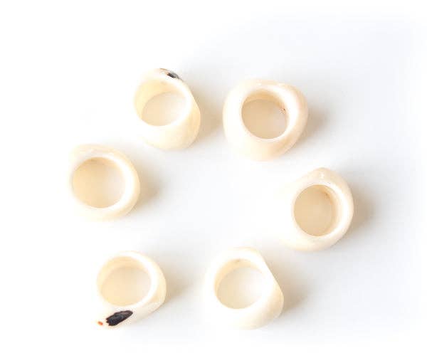 Artyfactos - Vente Rond de serviette - Anneaux de serviette en noix de tagua8