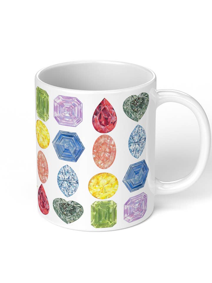 Fancy Color Diamonds Series III Coffee Mug for wholesale by Juler's Row