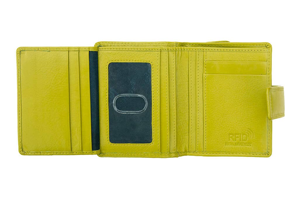 PRIMEHIDE - Vente Portefeuille – femme - Petit sac à main en cuir à trois volets Verona - 231127