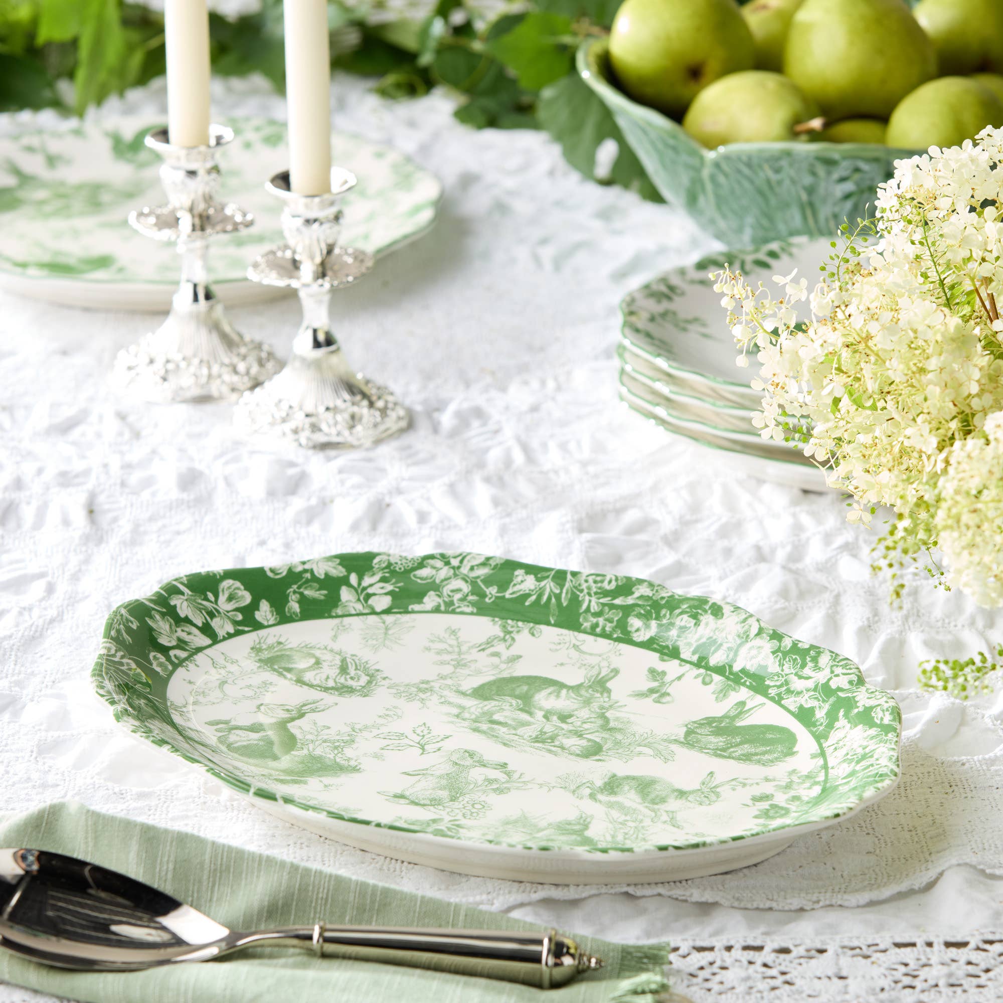 Certified International - Wholesale Platter - Le Jardin Oval Platter 16in x 12in3