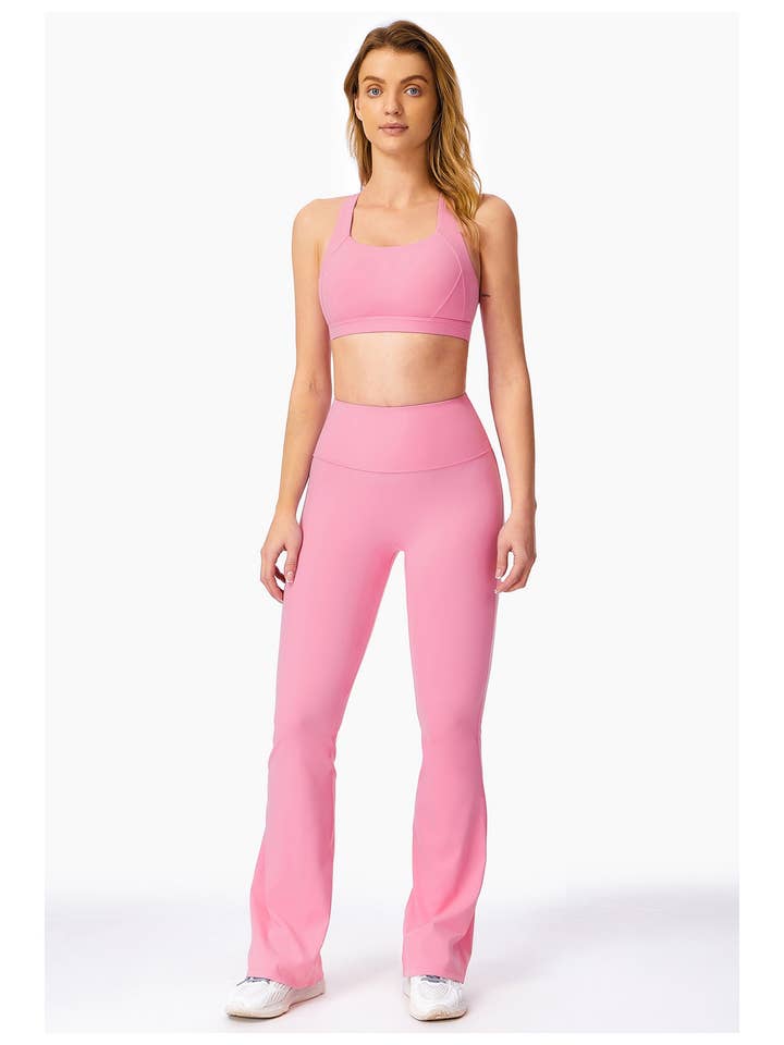Mantra Active - Wholesale Athletic Pants - Women's - Zoey High-Waisted Scrunch Flare Yoga Pant23