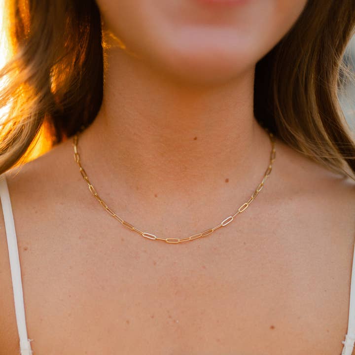 Everyday Paperclip Chain for wholesale by Golden Link Wholesale