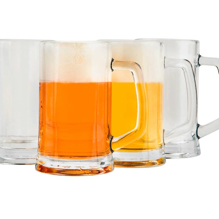 Kook - Wholesale Beer Glass/Mug - Kook Glass Beer Mugs, 12 oz, Set of 4