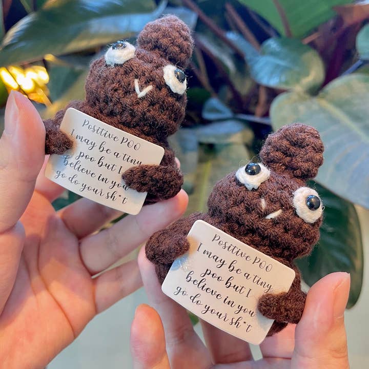Anh2 LTD - Wholesale Stuffed/Plush Toy - Kids & Baby - Crochet Big Putt Booty Positive Poo, Emotional Support