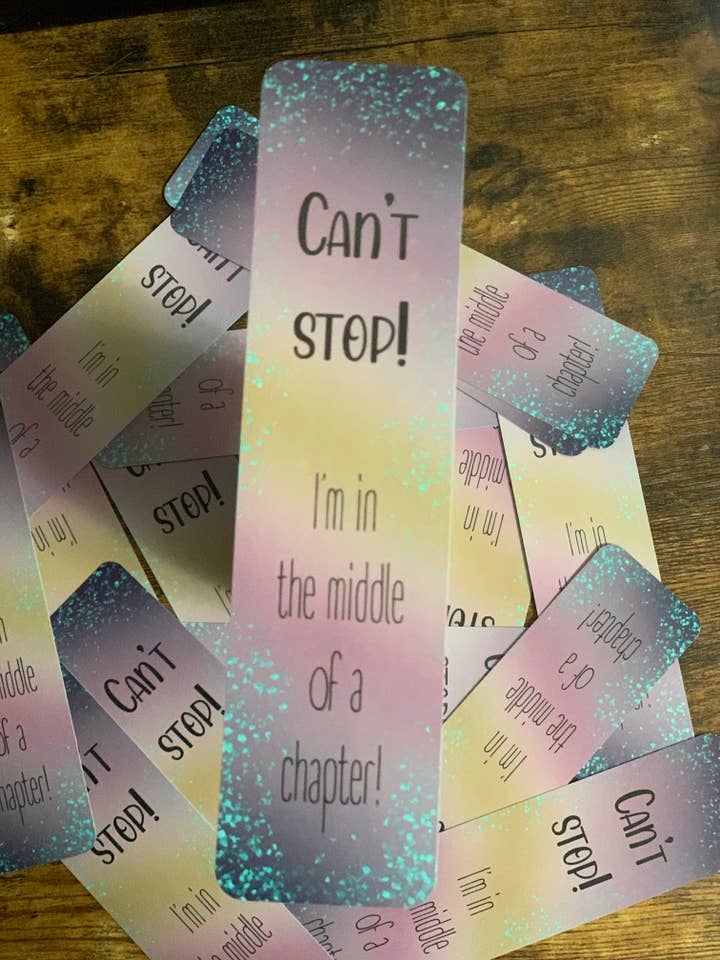 8x2 Middle of a Chapter Bookmark for wholesale by Messterpieces