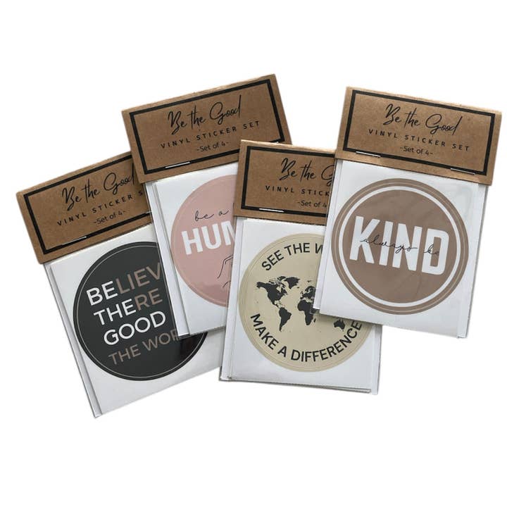 Stickers | Be the Good | Pack of 4 for wholesale by Beautifully Made Fair Trade