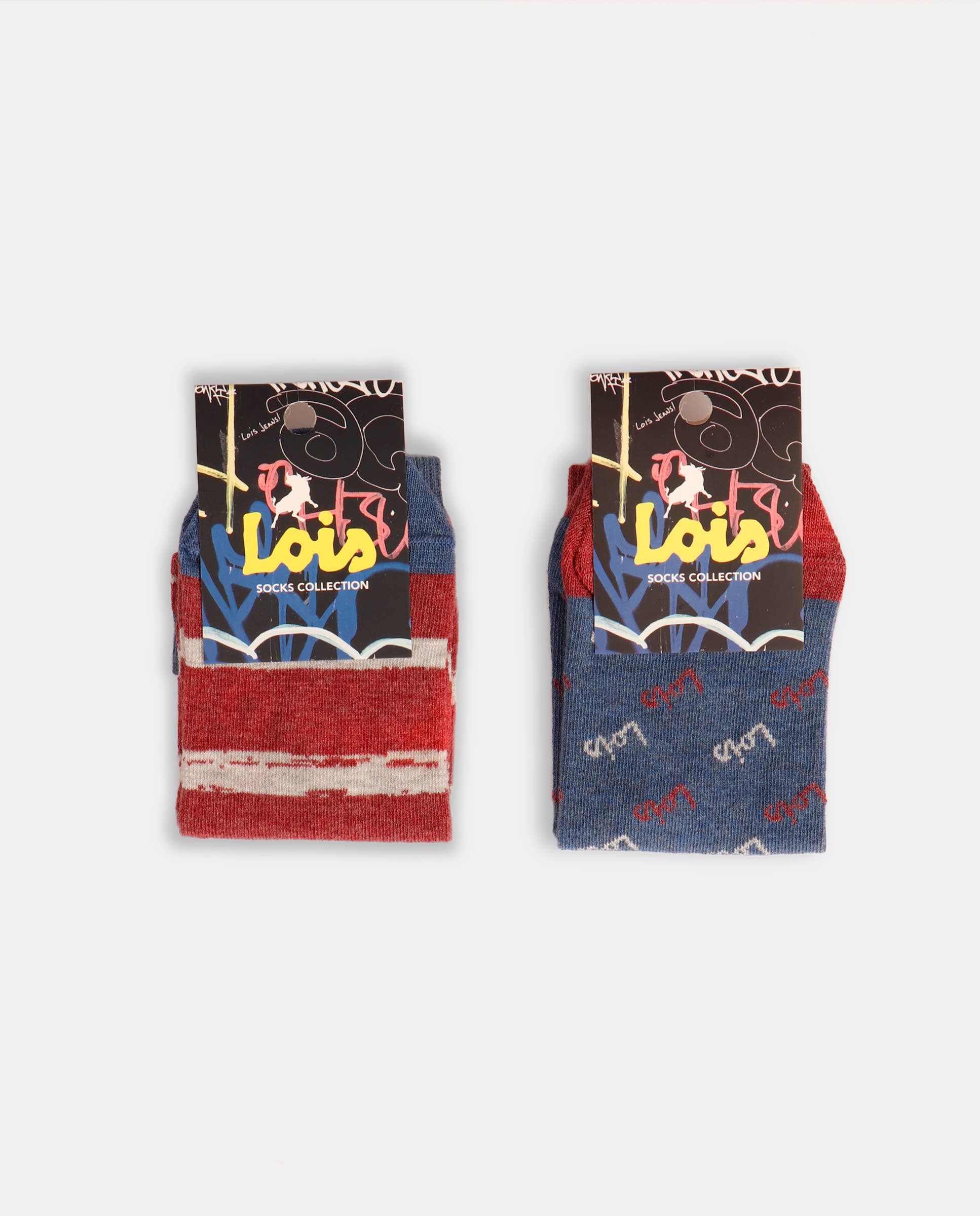 ASSORTIMENT LOIS Lois Stripes enkelsokken voor heren, (doos met... voor groothandel op Faire2