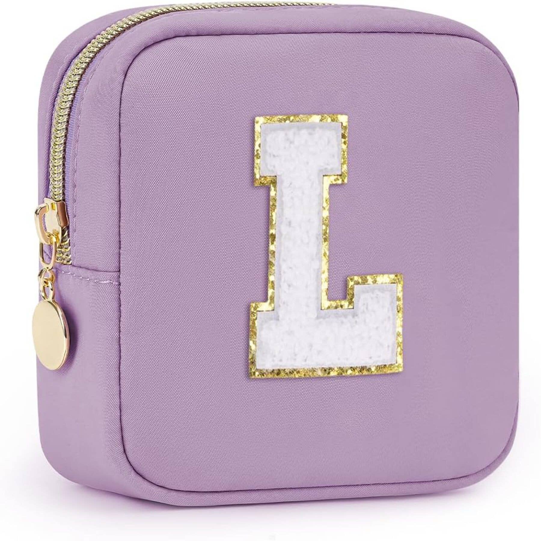 wandf – Großhandel Schmink-/Kosmetiktasche – Personalisierte Monogramm-Tasche Mini Initialen Schminktasche126