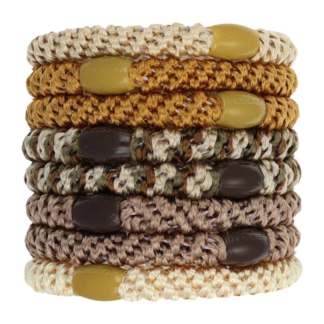 France Luxe/L. Erickson – Engroshandel Hårbånd - Dame – Grab & Go Hestehalebindere - Sæt med otte72