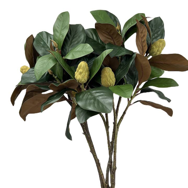 Angel Isabella – Großhandel Kunstpflanzen – 30 Zoll — Lebensechte künstliche Magnolie mit Knospen, Real Touch6