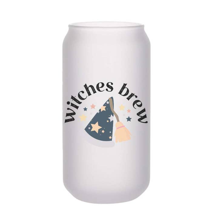18 oz Witches Brew Frosted Beer, blikje, glas, Halloween-beker voor wholesale door Amber Marie Design