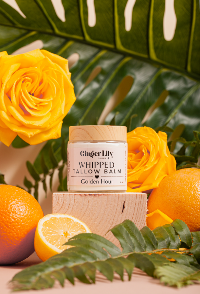 Ginger Lily Tallow - Wholesale Body balm/butter - Whipped Tallow Balm - with organic grass fed+finished tallow5