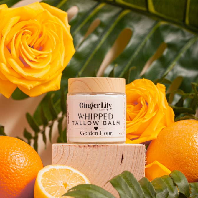 Ginger Lily Tallow - Wholesale Body balm/butter - Whipped Tallow Balm - with organic grass fed+finished tallow5