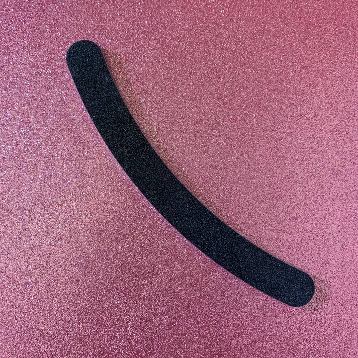 Banana Shape 100/180 nail file for wholesale by Brandy Loves Beauty