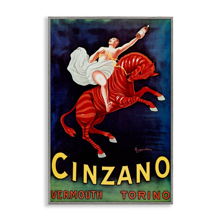 Stupell Industries - Wholesale Wall Sign - Cinzano Wine Advertisement - Framed Wall Art20