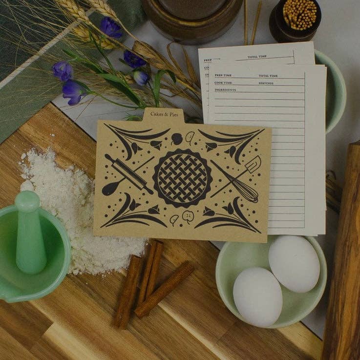 Curious Press - Wholesale Recipe card - Recipe Card Dividers0