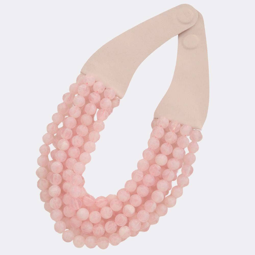 anbfashion - Wholesale Beaded/Pearl Necklace - *BEST* NEW BELLA CHUNKY BEADED LAYERED MAGNETIC NECKLACE 10