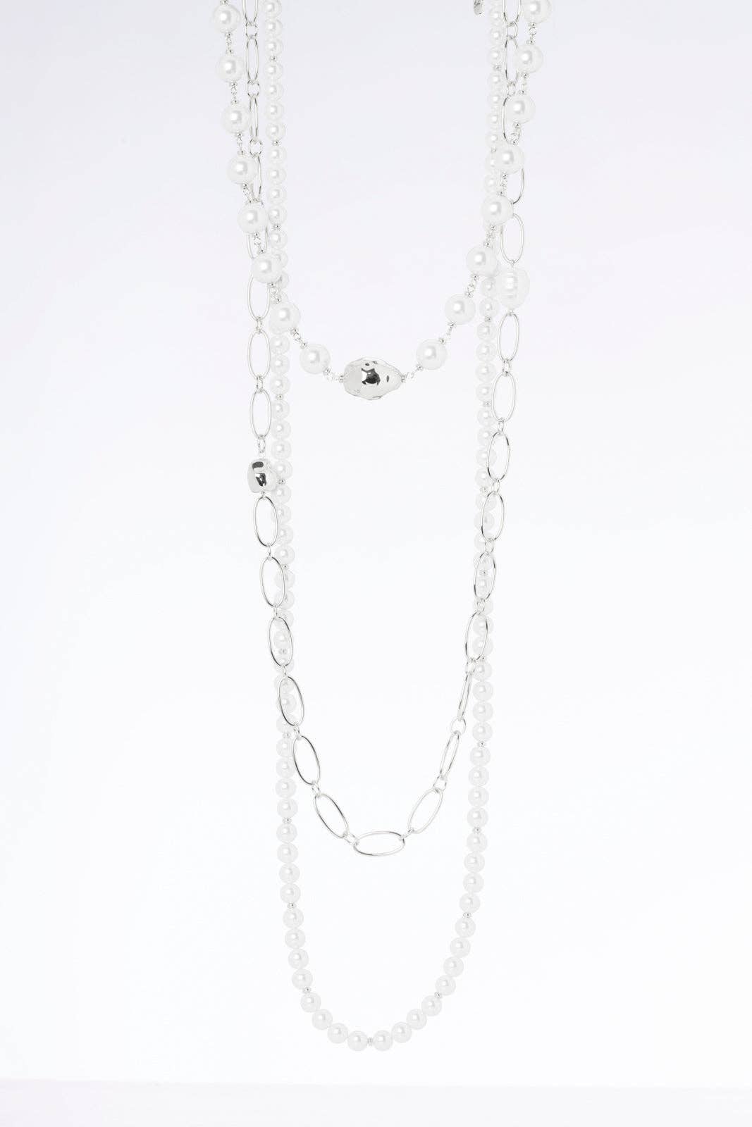 ARGENTO KONF.3 HALSKÆDER - linje LEILA - Varenummer 842313A for engroshandel på Faire0