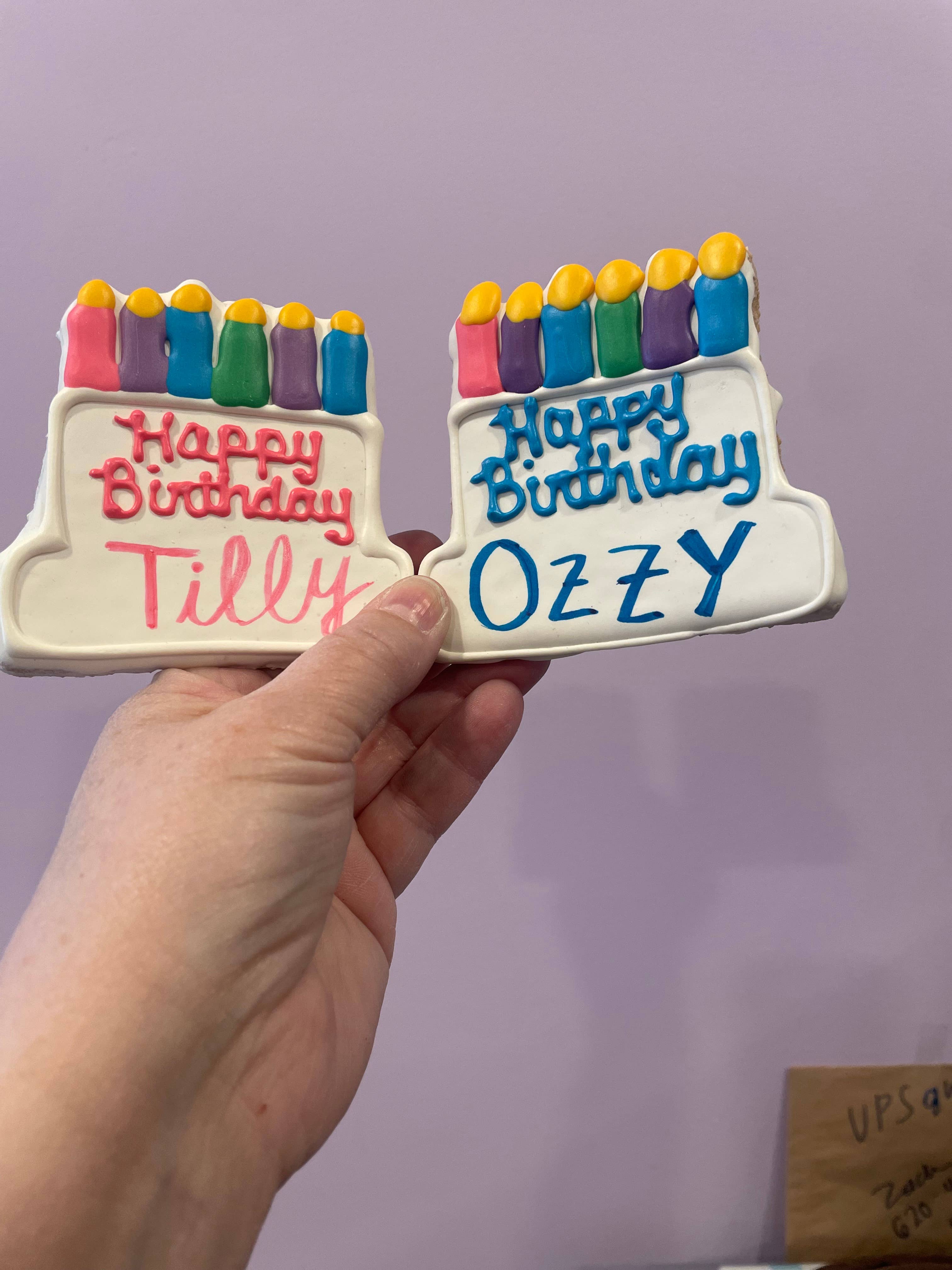 Lucky Biscuit Pet Bakery - Wholesale Pet Treats - Dog - Customizable Cake Cookie Plaque 4