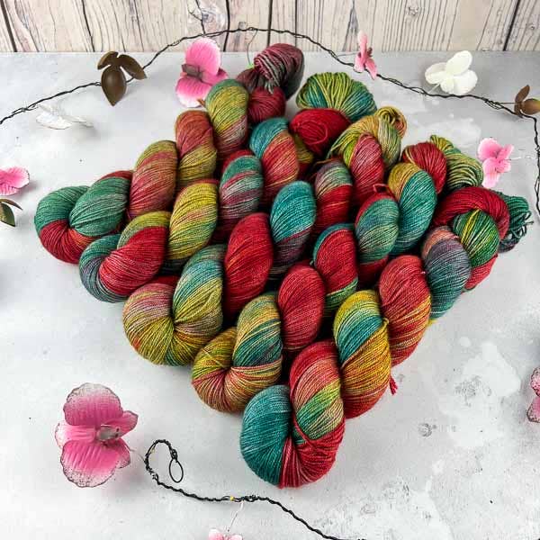 Orchidean Luxury Yarns - Wholesale Yarn - Mulberino 4ply  Merino Silk and Yak yarn dyed to order8