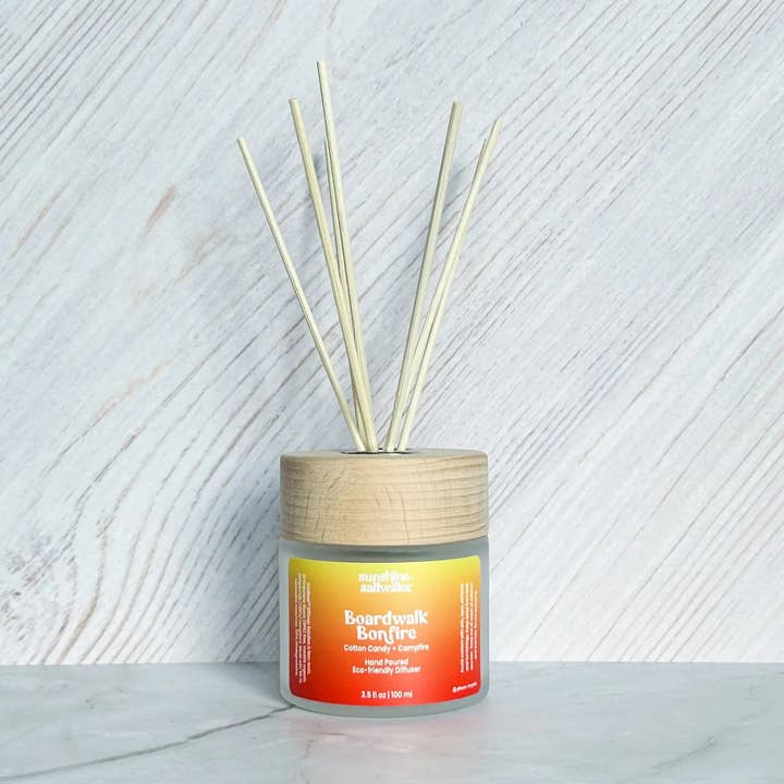 Boardwalk Bonfire | Reed Diffuser for wholesale by Sunshine + Saltwater