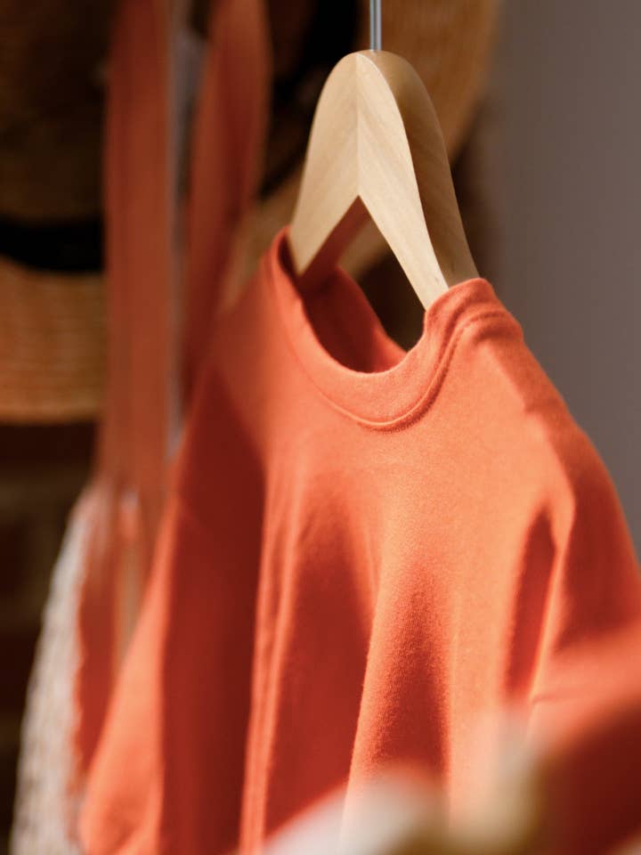Tangerine Oversized Papaya T-Shirt for wholesale on Faire