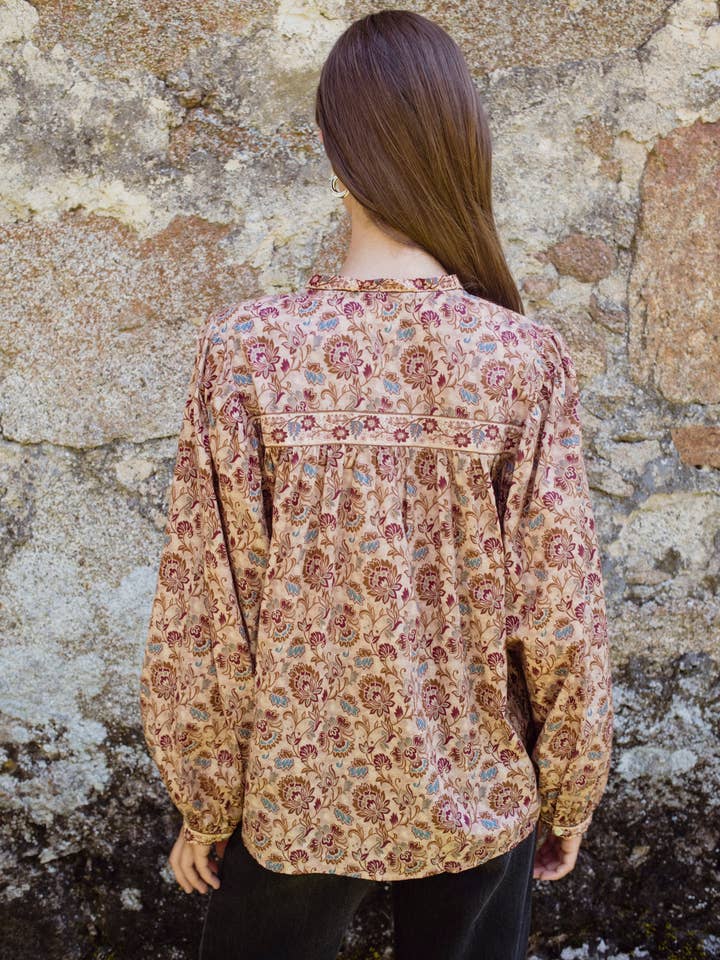 Sonmer Shop USA - Wholesale Blouse - Women's - Vanessa Blouse ocre3