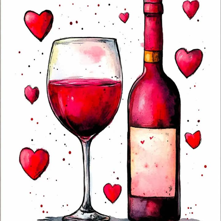 Wine Lover DIY Painting Kit for wholesale by The Boozy Bookworm Art Kits & Books