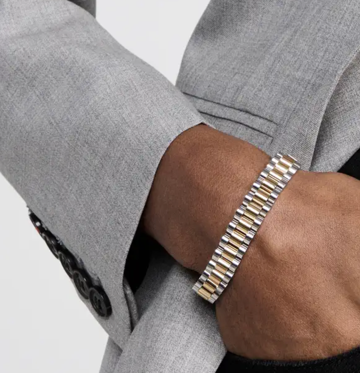 HoopLa – wholesale Link & chain bracelet –  Watch Band Link Bracelet, Bangle.  Steel Rol-X4