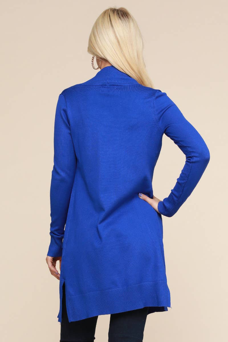 NINEXIS - Vente Cardigan – femme - AWOCAL311_CARDIGAN OUVERT À MANCHES LONGUES AVEC POCHES LATÉRALES10