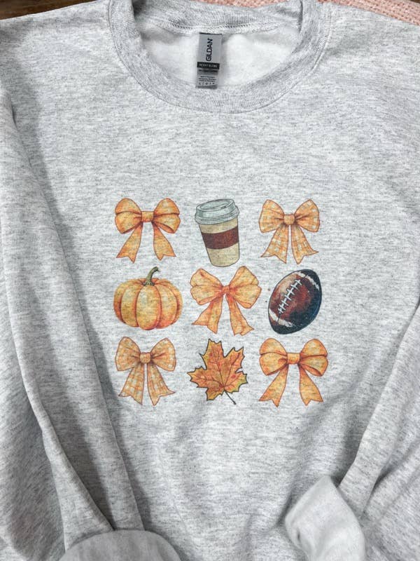 Felpa da calcio, caffè e fiocchi per la vendita all'ingrosso da parte di OliviaGrace & Co.