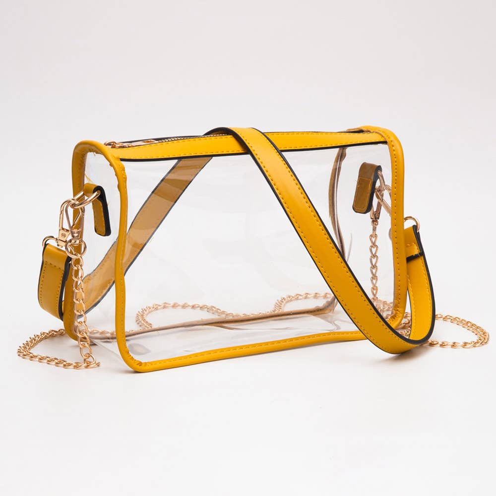 Sensibling Corp. - Wholesale Crossbody Bag - Women's - Clear Rectangle Crossbody Bag4