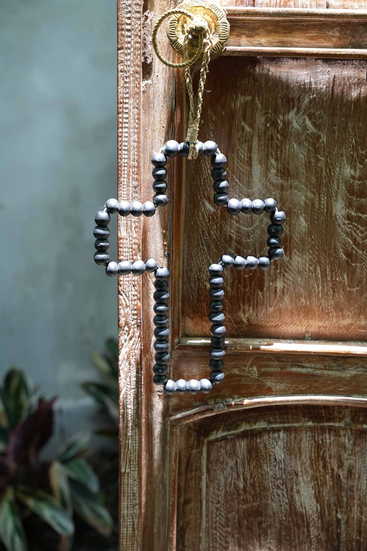 Bazar Bizar Living - Venta al por mayor Cruz de pared - Cruz de madera negra6