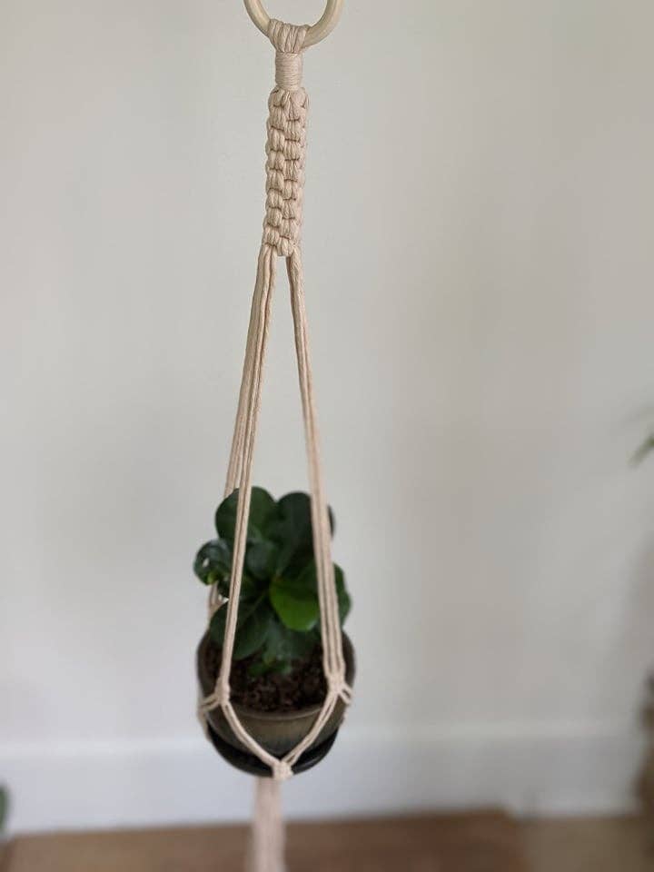Leaf and Cord - Wholesale Hanging Planter - Macrame Plant Hanger - The Juniper0