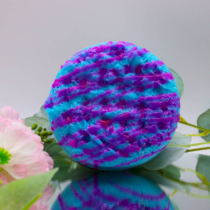 Butter Bubble Soap Sponge 220g Amethyst Creed - White Label for wholesale by AW Aromatics Limited