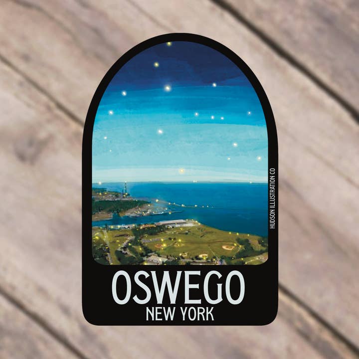 Oswego New York Sticker/Magnet/Print/Postcard for wholesale by About Town Co