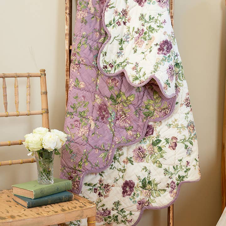 Milene Throw - Lavender for wholesale by April Cornell