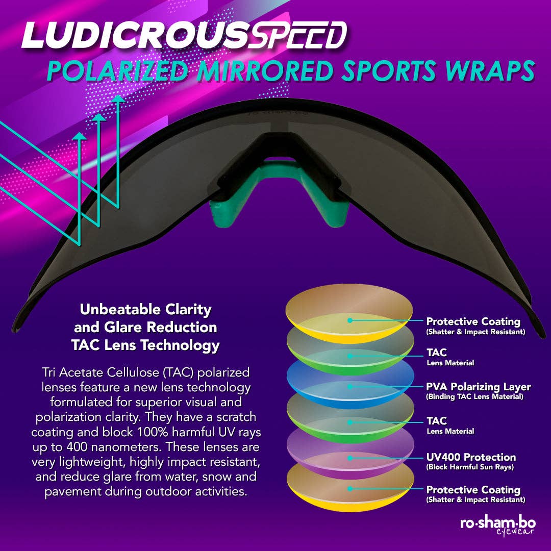 Roshambo Eyewear - Wholesale Sunglasses - Kids - Polarized Wraparound Sunglasses | Kids25