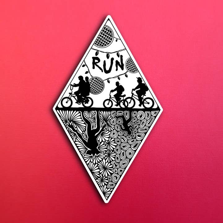 The Upside Down Sticker (WATERPROOF) for wholesale by Zenspire Designs