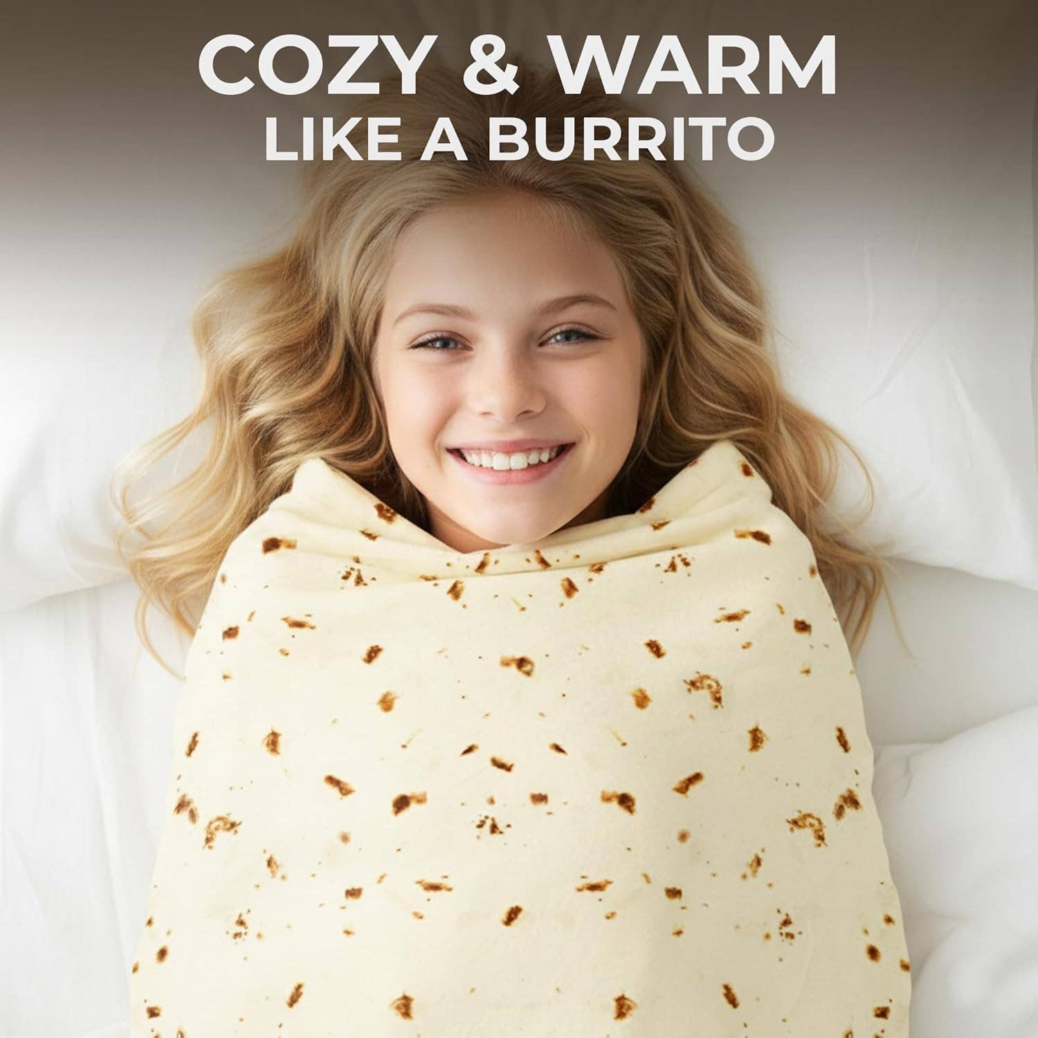 Zulay Kitchen - Wholesale Throw Blanket - Tortilla Blanket With Tinfoil/Drawstring Bag Packaging12